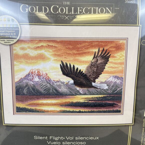 Dimensions Gold Collection Cross Stitch Silent Flight 35165 Design by R.W. Hedge - Picture 3 of 5